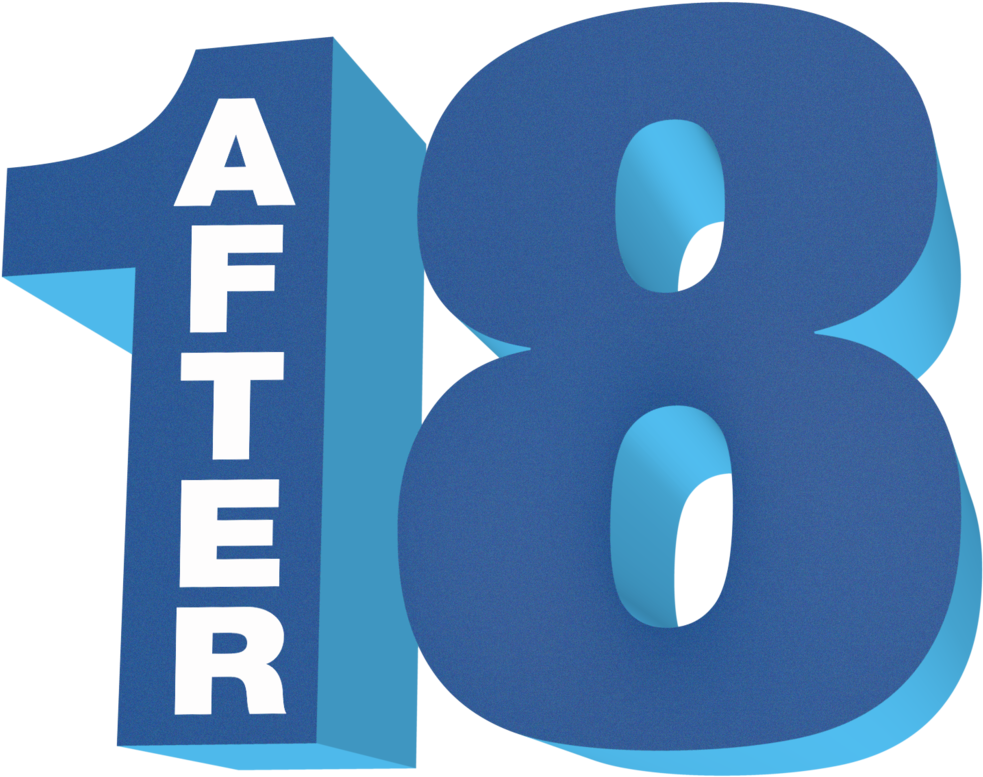 What Does Life Look Like After You Turn 18 Csf Believes - 18 3d Png (1000x790), Png Download