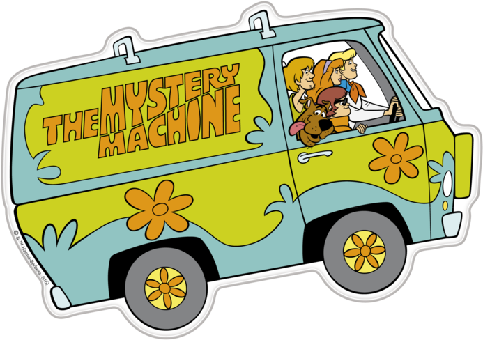 Scooby-doo Mystery Machine Premium 3d Character Fan - Scooby Doo - Mystery Machine Fan Emblem (800x595), Png Download