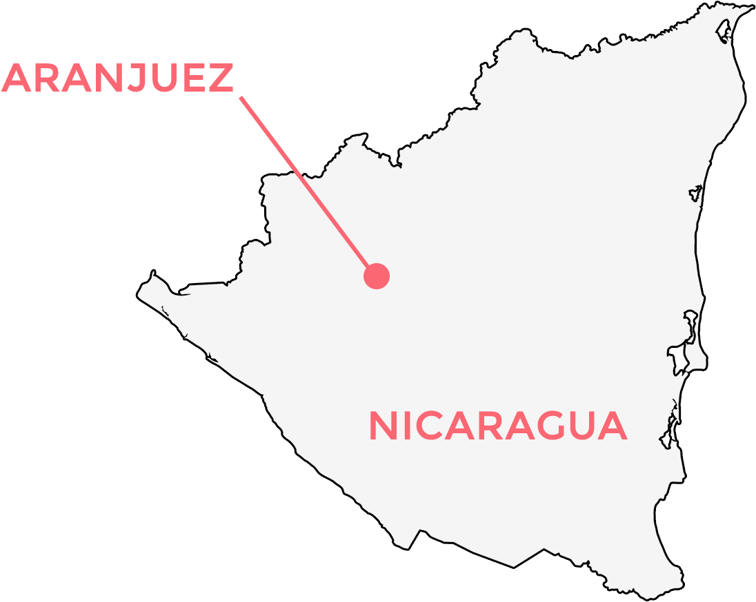 Aranjuez, Matagalpa - Nicaragua Map Vector (1371x1013), Png Download