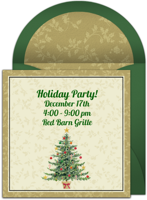 Victorian Tree Online Invitation - Amscan Classic Victorian Tree Guest Towel 7.75" X 4.5", (650x650), Png Download