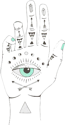 Image - Source - - Eye See Hamsa Canvas Print - Small By Wesley Bird (500x501), Png Download