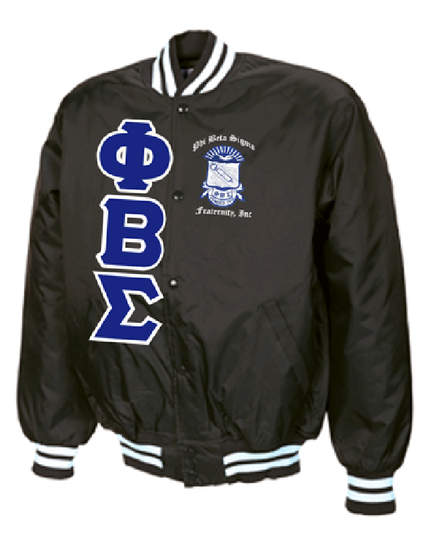 Phi Beta Sigma Baseball Jacket (800x800), Png Download