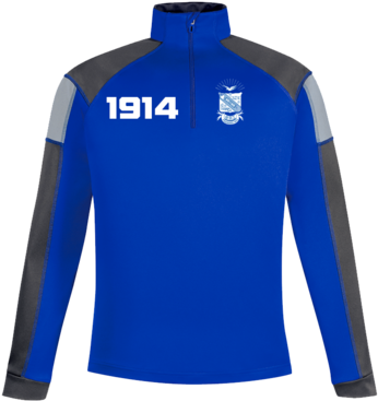 Phi Beta Sigma Men's Quick Performance Interlock Quarter-zip - Zipper (580x580), Png Download