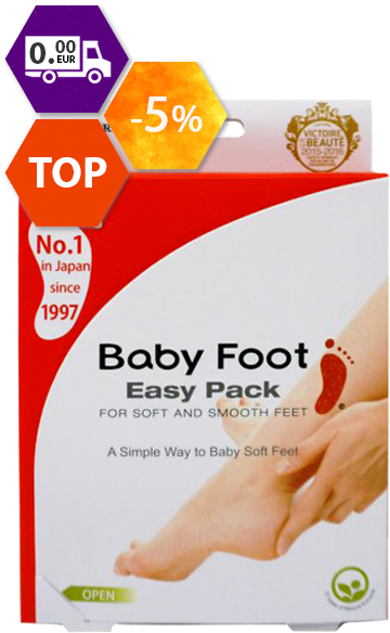 Baby Foot Easy Pack Deep Exfoliation (380x600), Png Download