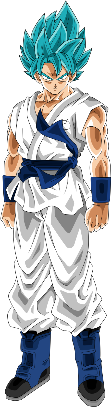 Ssgss Goku - Goku Dragon Ball Heroes (480x1664), Png Download