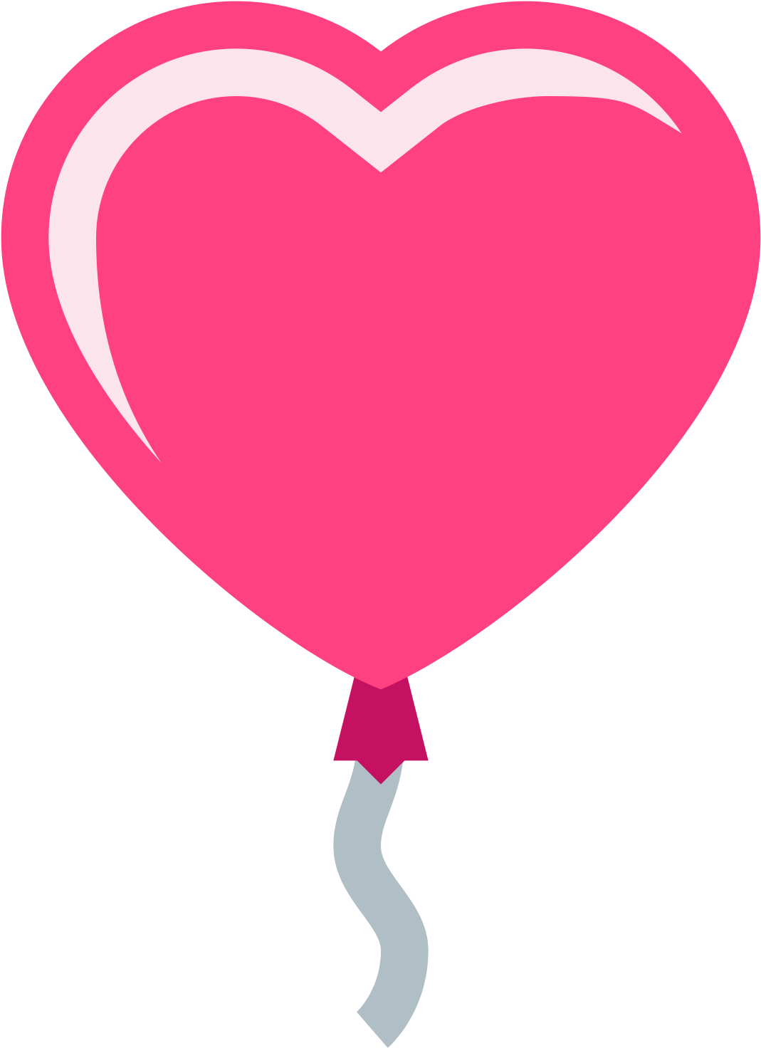 Balão De Coração - Balloon Heart Icon (1600x1600), Png Download
