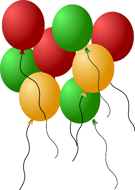 Balões Em Png - Tarjeta De Cumpleaños Con Bendiciones (454x640), Png Download