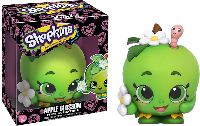 Apple Blossom 3” Vinyl Figure - Funko Shopkins (778x490), Png Download