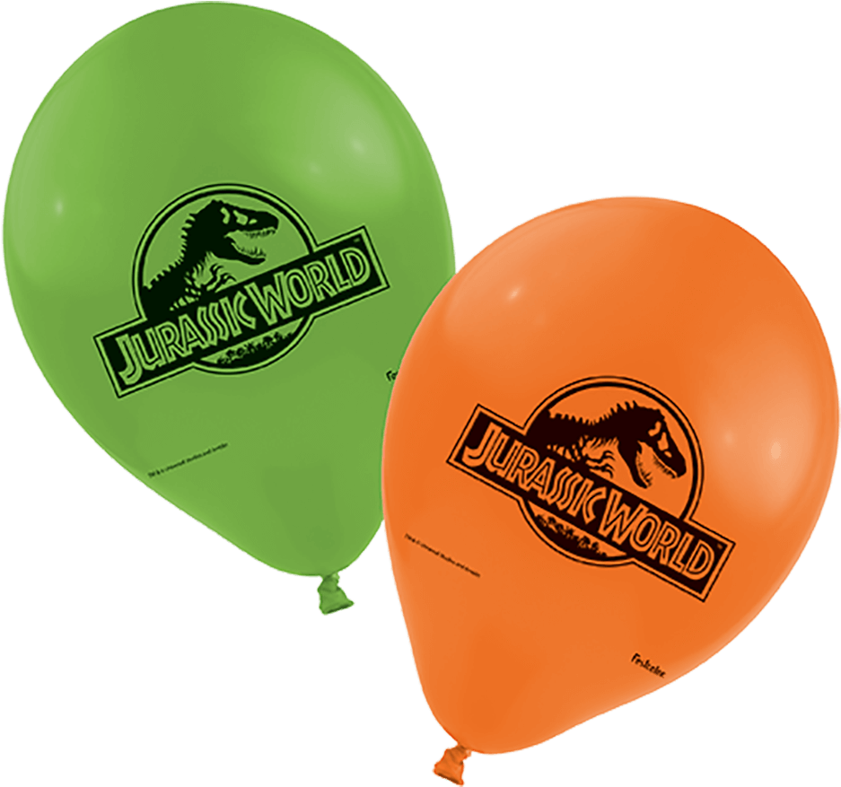 Jurassic Park World Festcolor Balao - Jurassic Park (990x990), Png Download
