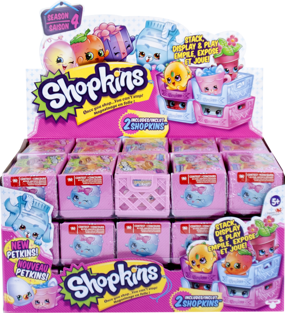Id56078 Cdu Open Face - Shopkins 2 Pack Series 4 (931x1024), Png Download