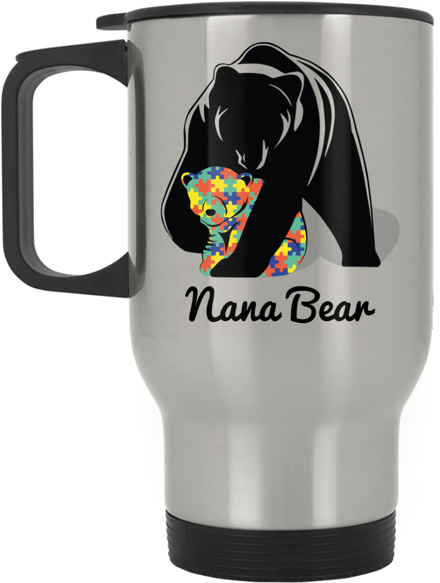 Mama Bear Customizable Travel Mugs - Beaver Creek Retro Mountain - Colorado T Shirt (1155x1155), Png Download