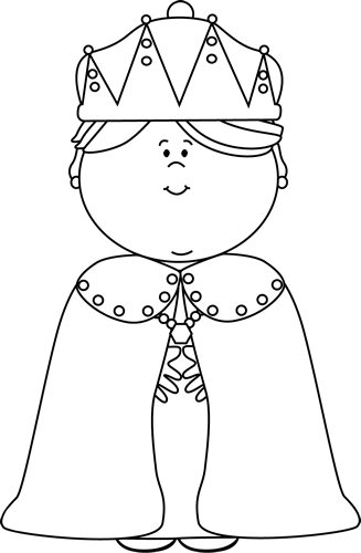 Queen Black And White Clipart - Queen Clip Art Black And White (327x500), Png Download