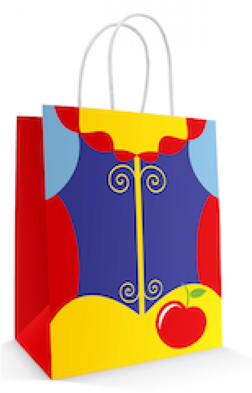 10 Sacolas Maça - Snow White (800x800), Png Download