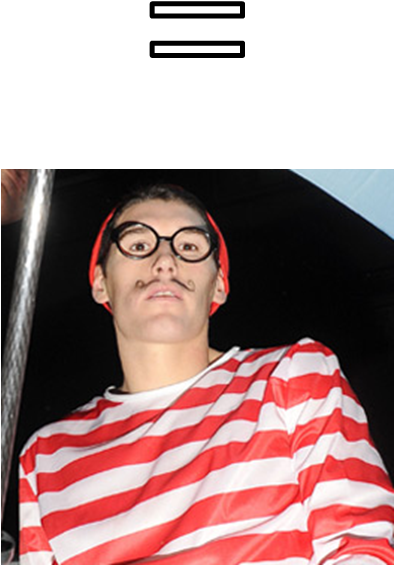 You're Welcome Where's Waldo Producers - Selfie (393x705), Png Download