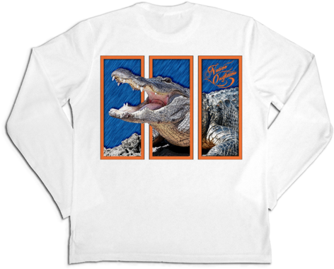 Kids Sun Shirt Men's Ls Spf50 Gator Tri - Swordfish (480x480), Png Download