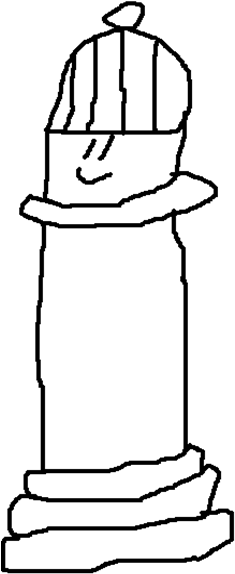Queen White - Illustration (252x592), Png Download