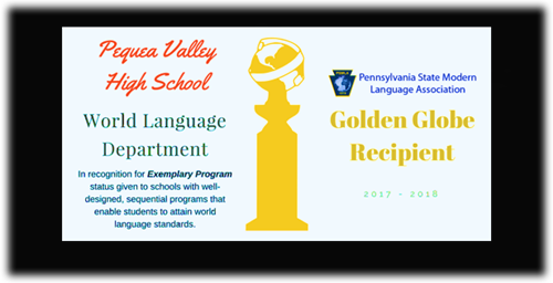 Welcome To The World Language Department At Pvhs - Golden Globe Icon (500x256), Png Download