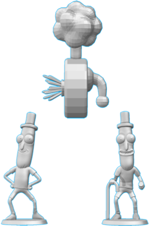 Get Free Mr - Rick And Morty Mr Poopybutthole And Plumbus Official (366x520), Png Download