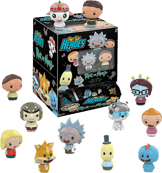 Rick And Morty - Rick And Morty Pint Size Heroes (600x600), Png Download