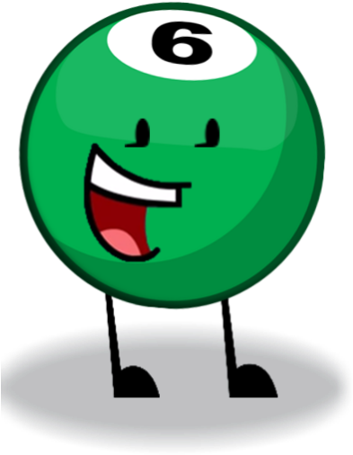 6-ball With Shadow - Smiley (395x535), Png Download