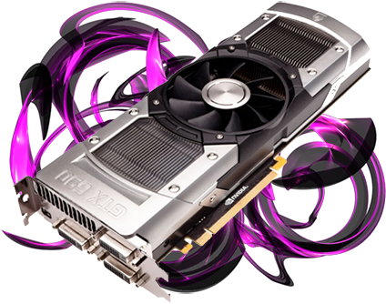 Everything From Blu-ray Playback To Transcoding Video - Asus Gtx 690 (450x356), Png Download