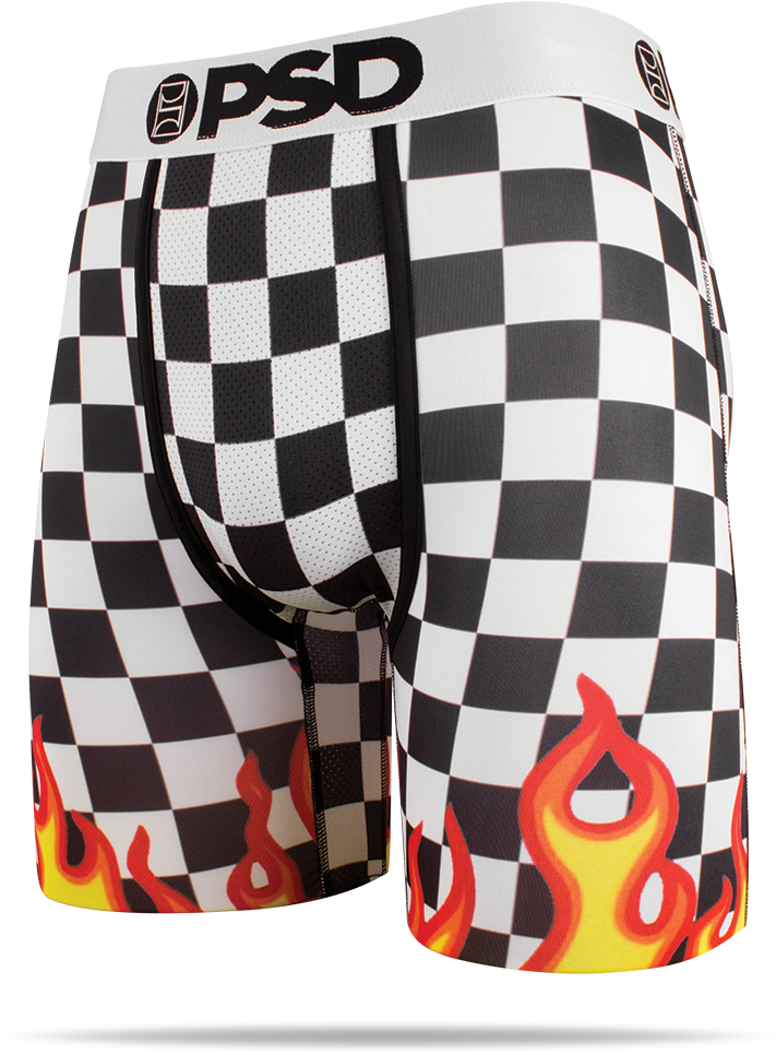 Checker Flames - Vestidos Em Poas Branco (1024x1024), Png Download