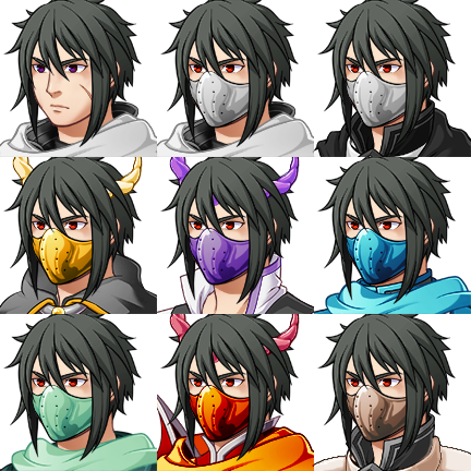 These Are A Selection Of Sprite Sheets For A Character - Cartoon (432x432), Png Download