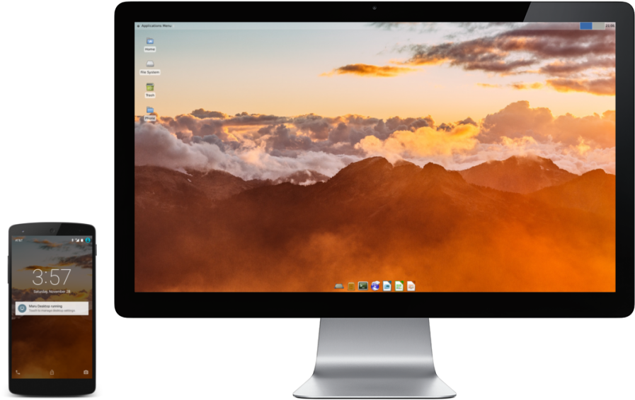 Maru, The Custom Rom That Turns Your Phone Into A Pc, - Maru Os (1200x676), Png Download