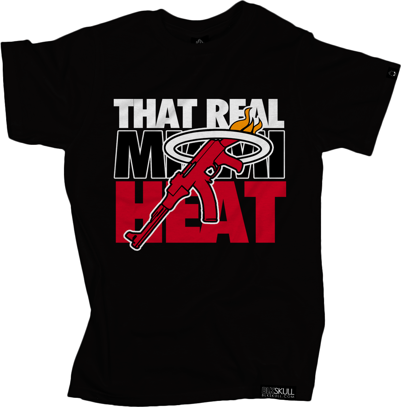Miamiheat-blk4 - Stay Zmrd Triko (1500x1909), Png Download
