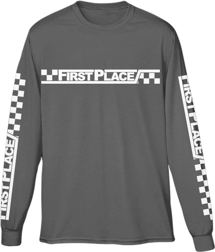 First Place Long Sleeve Tee (982x921), Png Download