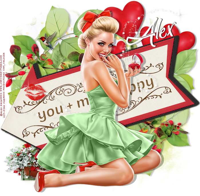 Engagement Ring By Alex Prihodko Found Here - Rose (700x700), Png Download