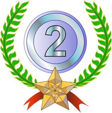 Recently - 2nd Place Award Png (386x390), Png Download