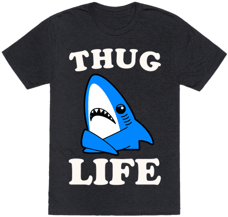Thug Life Left Shark - Good Hair Don T Care (484x484), Png Download