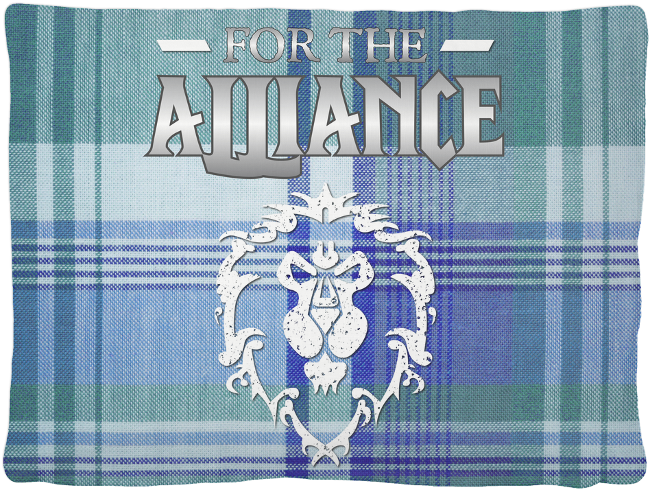 World Of Warcraft "for The Alliance" - Sutherland Hunting Tartan (1024x1024), Png Download