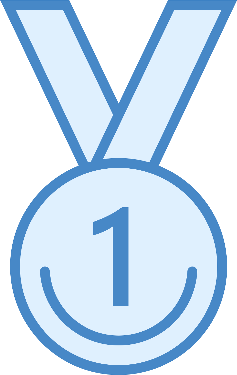 Medal First Place Icon - Sign (1600x1600), Png Download