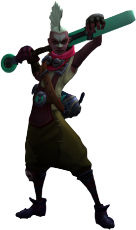 Ekko Render - Ekko Echo League Of Legends (295x479), Png Download