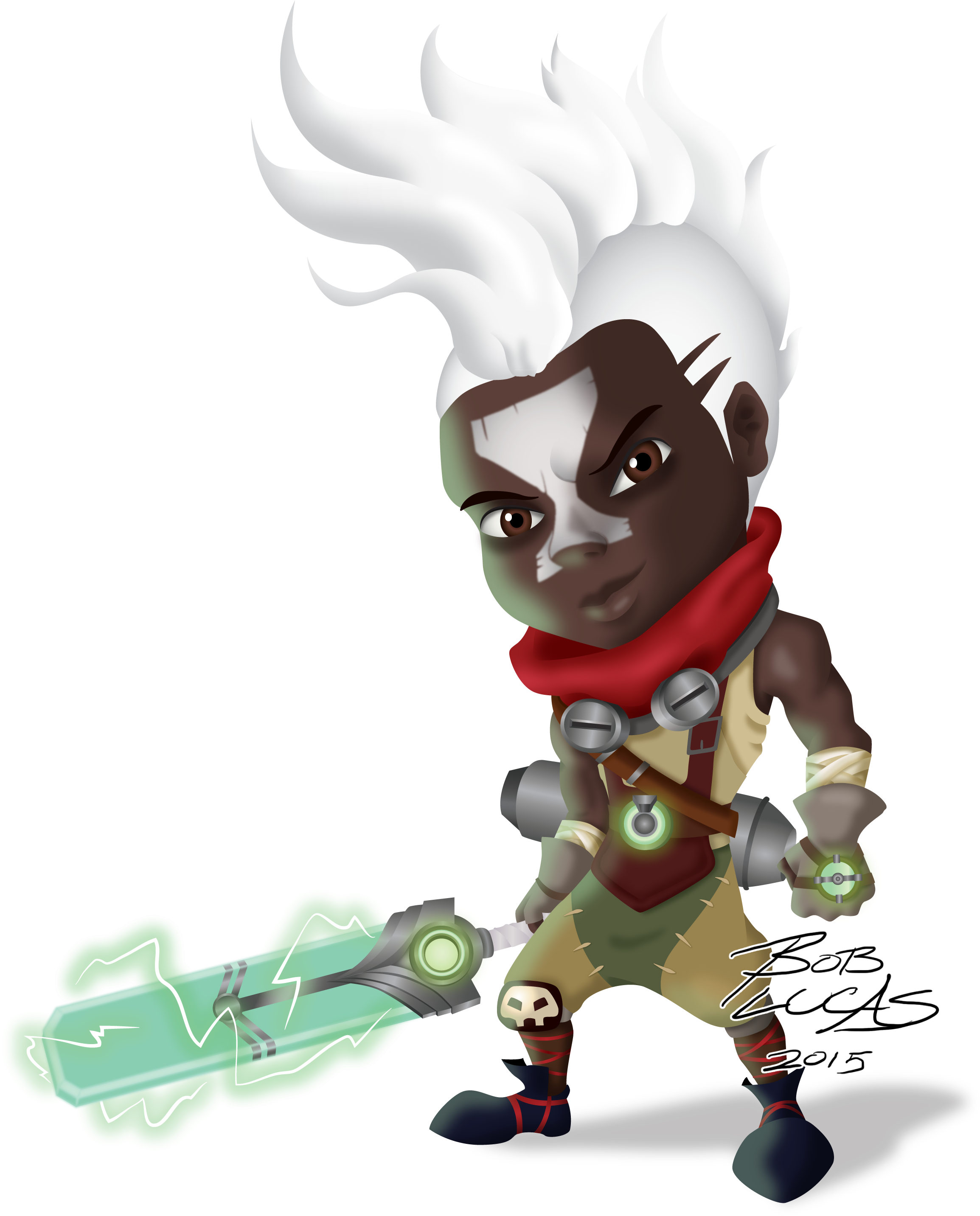 I Spent Some Extra Time On This Ekko Vector Art, Had - Ekko Transparent Gif (2550x3300), Png Download