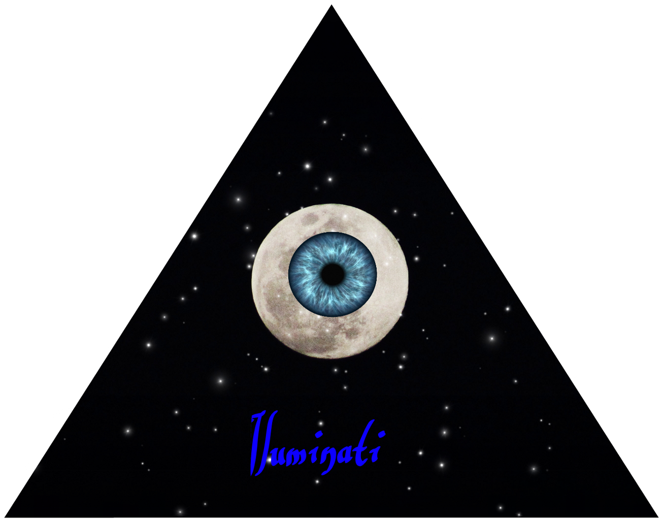 Report Abuse - Dark Blue Eye Necklace - Doll Eye - Eyeball Necklace (1306x1024), Png Download