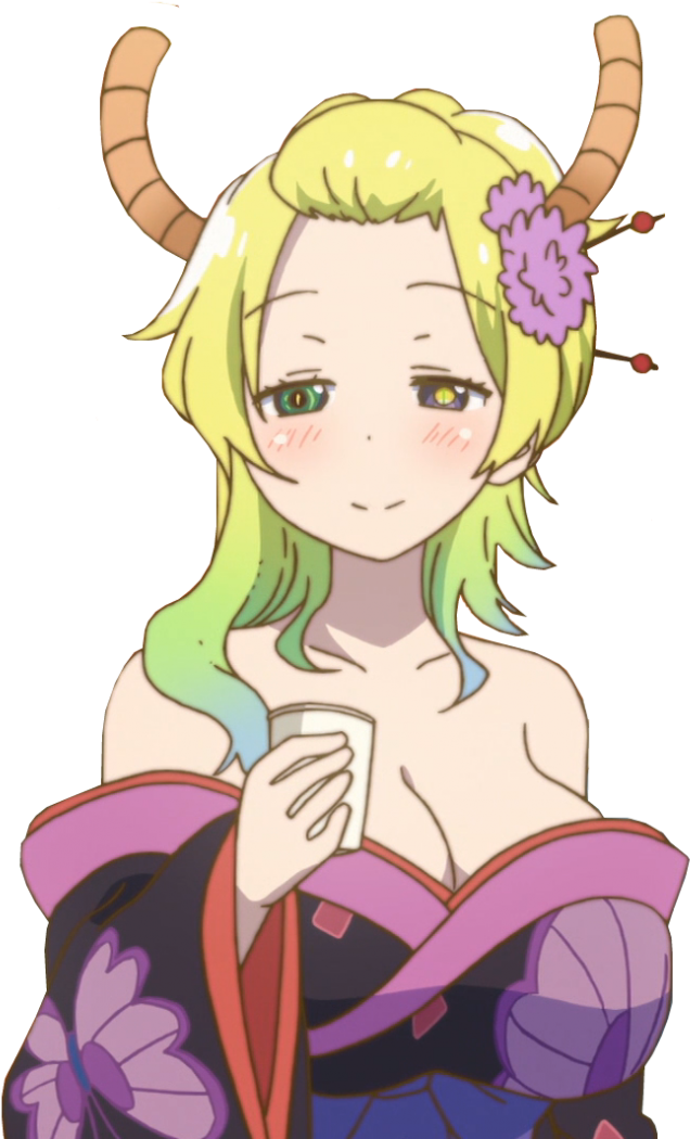 San #дракон Горничная Кабояши-сан #дракон Горничная - Kobayashi San Chi No Maid Dragon Lucoa (700x1061), Png Download