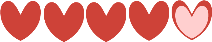 Weirdness With Lucoa And Shōta Made Me Super Uncomfortable - Heart (728x182), Png Download