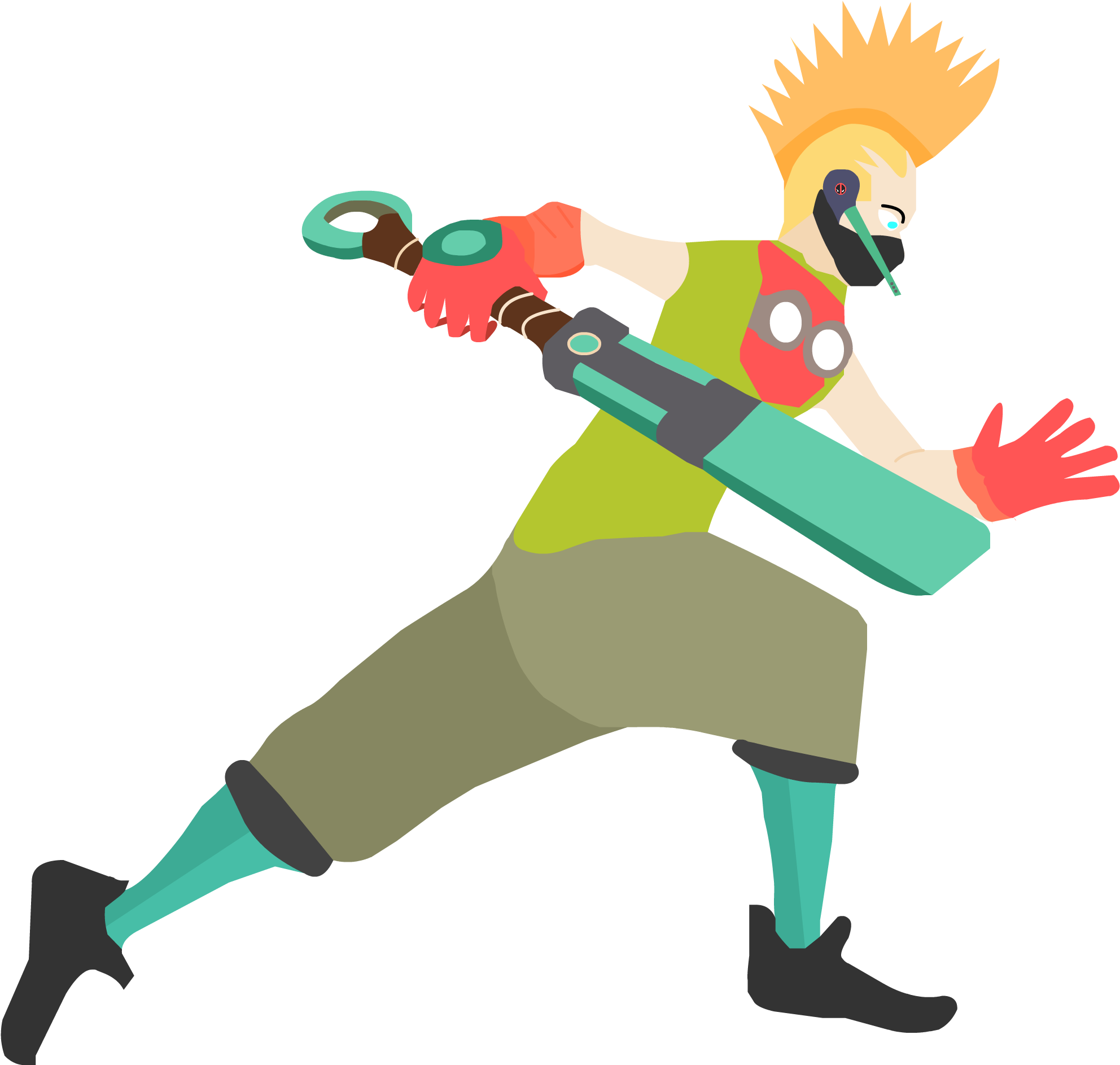 Ekko7 - Cartoon (3000x2182), Png Download