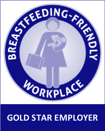 Breast-feeding Friendly Workplace Gold Star Employer - Million Dollar Advocates Forum (654x581), Png Download