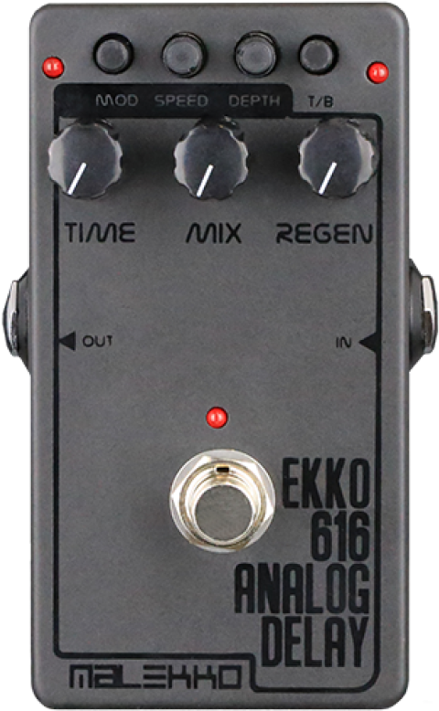 Malekko Ekko 616 Dark Analogue Delay Pedal (875x1000), Png Download