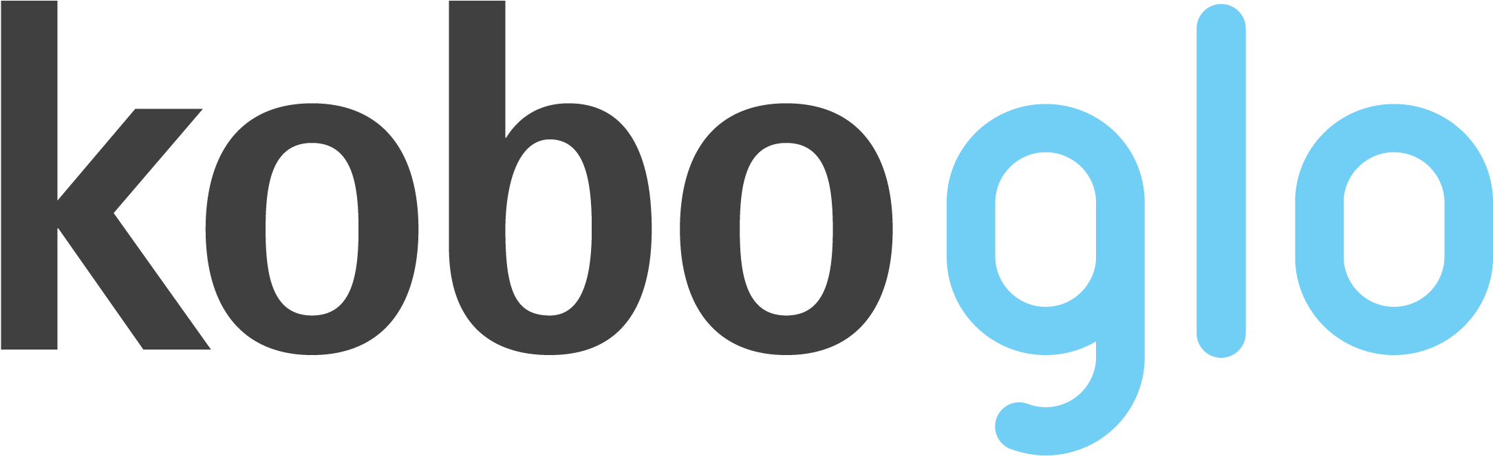 Kobo Glo Logo - Kobo Glo (2714x1142), Png Download