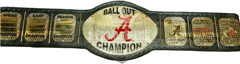 Http - Alabama Championship Belt (800x371), Png Download