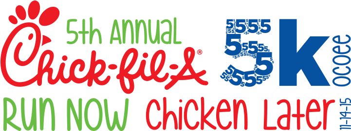 Chickfila 5k - Chick Fil A Dress Like A Cow Day 2017 (727x276), Png Download