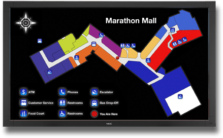 65 Inch Nec V652-tm Led Backlit, Touch Display - Nec Display 65" Led Backlit, Touch Integrated Large (480x480), Png Download