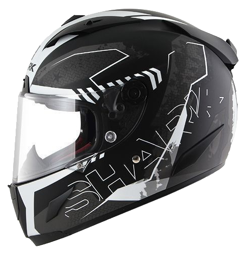 Race-r Pro Cintas Mat Black Anthrac Silver - Shark Race R Pro Cintas (500x500), Png Download