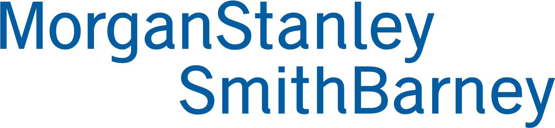 Morgan Stanley Smith Barney - Morgan Stanley Wealth Management (2000x500), Png Download