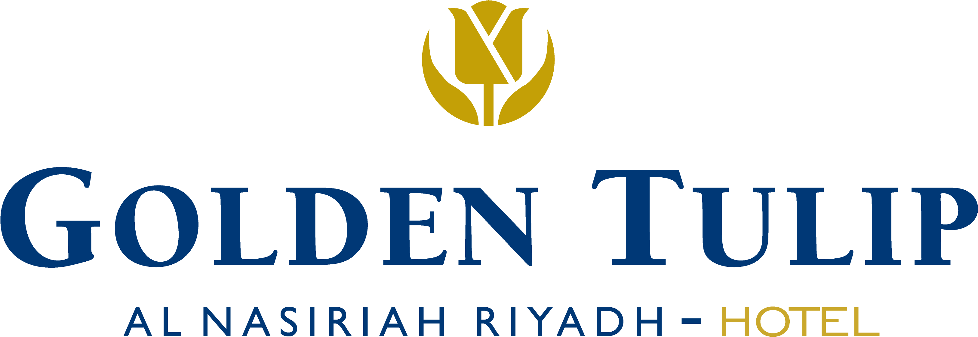 Holiday Inn Al Qasr - Golden Tulip Hotel Logo (3488x1438), Png Download